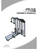 Aerofit IF8102 Owner'S Manual предпросмотр