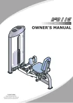 Предварительный просмотр 1 страницы Aerofit IF8116 Owner'S Manual