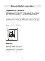 Preview for 4 page of Aerofit IF9302 Owner'S Manual