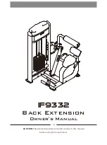 Preview for 1 page of Aerofit IF9332 Owner'S Manual