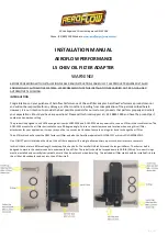 Preview for 1 page of AeroFlow AF82-2022 Installation Manual