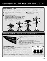 Preview for 13 page of AeroGarden 100633 Quick Start Manual