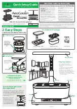 Preview for 1 page of AeroGarden 100640-WHT Quick Setup Manual