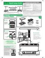 Preview for 1 page of AeroGarden 100670-BLK Quick Setup Manual