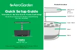 AeroGarden Bounty 100912-BLK Quick Setup Manual preview