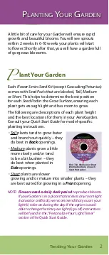 Preview for 3 page of AeroGarden Flower Series Tending Manual