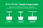 Preview for 1 page of AeroGarden Harvest Series Quick Start Manual