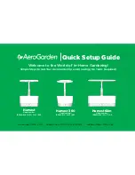 Preview for 1 page of AeroGarden Harvest Quick Setup Manual