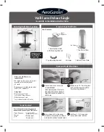 AeroGarden Wall Farm Deluxe Single Assembly/Installation Instructions preview