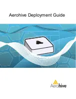 Предварительный просмотр 1 страницы Aerohive access point Deployment Manual