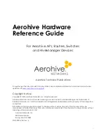 Предварительный просмотр 3 страницы Aerohive BR200-WP Hardware Reference Manual