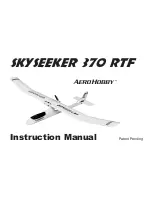 Preview for 1 page of Aerohobby SKYSEEKER 370 Instruction Manual