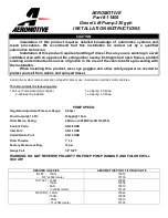 Aeromotive 11806 Installation Instructions Manual preview