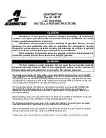 Aeromotive 14115 Installation Instructions preview
