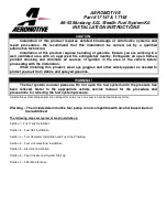 Aeromotive 17147 Installation Instructions Manual preview