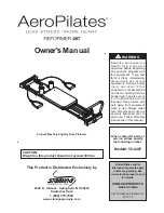 Preview for 1 page of AeroPilates 55-4287 Owner'S Manual