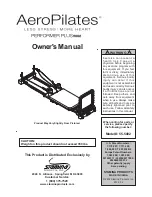 Preview for 1 page of AeroPilates AeroPilates Performer Plus 5002 Owner'S Manual