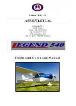 Aeropilot Legend 540 Flight And Operating Manual preview