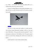 Preview for 9 page of Aeroplanes DAR DAR-Solo series Brief Flight Manual