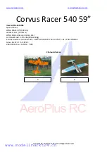 Preview for 1 page of AeroPlus A-E050003 Quick Start Manual