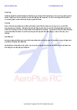 Предварительный просмотр 2 страницы AeroPlus A-G020004 Manual