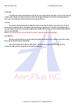 Предварительный просмотр 2 страницы AeroPlus Edge 540 V3 20CC Manual