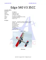 Предварительный просмотр 1 страницы AeroPlus Edge 540 V3 35CC Assembly Manual