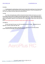 Предварительный просмотр 2 страницы AeroPlus EXTRA 330SC 60CC Manual