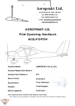 AEROPRAKT A-32L Pilot Operating Handbook preview