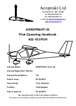 AEROPRAKT A32-103-POH Pilot Operating Handbook preview