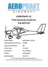 Preview for 1 page of AEROPRAKT A32 Pilot Operating Handbook