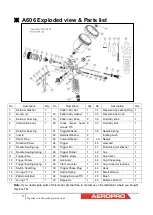 Предварительный просмотр 6 страницы Aeropro A606 Instruction Manual