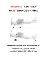 Aeropro CZ A220 Maintenance Manual preview