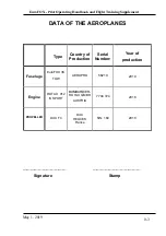 Preview for 3 page of Aeropro EuroFOX Pilot'S Operating Handbook And Flight Training Supplement