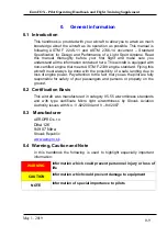 Preview for 9 page of Aeropro EuroFOX Pilot'S Operating Handbook And Flight Training Supplement