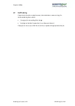 Preview for 13 page of aeropur ecomax 100 Operating Instructions Manual