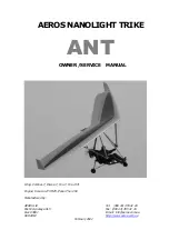 Aeros ANT Service Manual preview