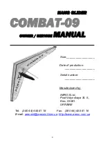 Aeros COMBAT-09 Owner'S Service Manual preview
