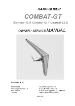 Aeros Combat-12.4-GT Owner'S Service Manual preview