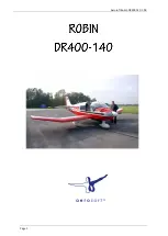 Aerosoft Robin DR400-140 Manual preview