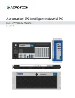 Предварительный просмотр 1 страницы Aerotech Automation1 iPC Series Hardware Manual