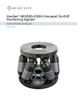 Aerotech HexGen HEX300-230HL Hardware Manual preview