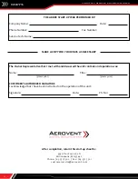 Предварительный просмотр 26 страницы Aerovent AEHP Installation, Operation & Maintenance Manual