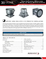 Preview for 1 page of Aerovent IM-502 Installation, Operation & Maintenance Manual