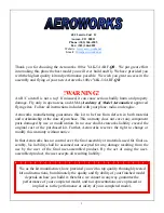 Preview for 3 page of AeroWorks 100cc YAK-54 ARF-QB Assembly Manual