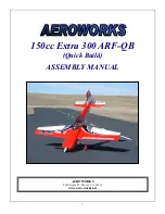 AeroWorks 150cc Extra 300 ARF-QB Assembly Manual предпросмотр