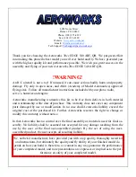 Preview for 3 page of AeroWorks 30cc EDGE 540 ARF-QB Assembly Manual