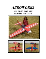 AeroWorks 31% EDGE 540T ARF Assembly Manual preview