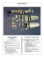 Предварительный просмотр 5 страницы AeroWorks 50cc P-51D Mustang ARF-QB Assembly Manual