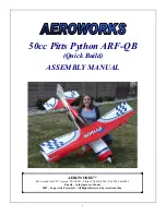 Preview for 1 page of AeroWorks 50cc Pitts Python ARF-QB Assembly Manual